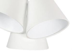 Biała nowoczesna lampa wisząca stożek - EXX67-Semina