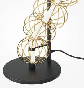 Lampa stojąca podłogowa dekoracyjna złota druciane kulki LED 48W GOLDEN CAGE Maytoni