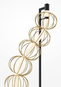 Lampa stojąca podłogowa dekoracyjna złota druciane kulki LED 48W GOLDEN CAGE Maytoni