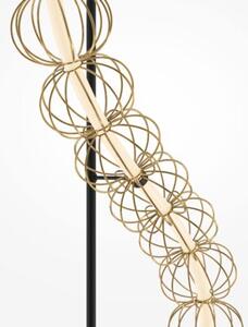 Lampa stojąca podłogowa dekoracyjna złota druciane kulki LED 48W GOLDEN CAGE Maytoni