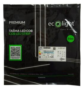 Taśma LED COB 480 9W/m 6000K 990lm/m 24V IP20 50m ściemnialna Ecolight