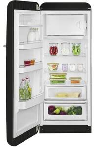 Lodówka SMEG FAB28LBL6 Retro 153cm Czarna