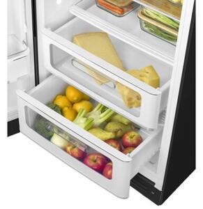 Lodówka SMEG FAB28LBL6 Retro 153cm Czarna