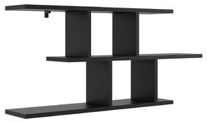 Czarna minimalistyczna półka ścienna - Meggi