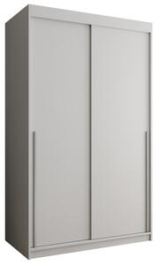 Szafa przesuwna Garderoba SIMA T 120 kaszmir + u. srebrny