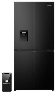 Lodówka HISENSE RQ5P470SMFE Side by Side No Frost 178.5cm Czarna Podajnik wody