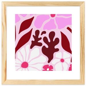 Ramka na zdjęcia 20x20 cm z drewna surowego sosnowa ramka DIY FRAMAI®