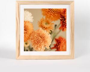 Ramka na zdjęcia 20x20 cm z drewna surowego sosnowa ramka DIY FRAMAI®