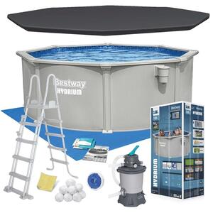Basen stelażowy Hydrium 366x122 Bestway całoroczny 56574 zestaw