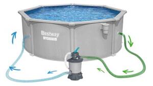 Basen stelażowy Hydrium 366x122 Bestway całoroczny 56574 zestaw