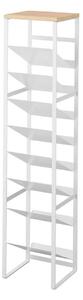 Biały metalowy regał na wino liczba butelek 16 20x88,5x19 cm Tower – YAMAZAKI