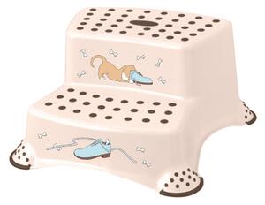 Banquet 4kids Schodki dla dzieci Dog 2 stopnie, 40 x 37 x 21 cm