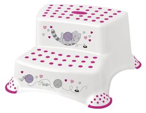 Banquet 4kids Schodki dla dzieci Cat 2 stopnie, 40 x 37 x 21 cm