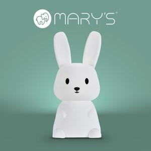 Lampka nocna dla dzieci bezprzewodowa RGBW biała zając duży LED 1W Mary's