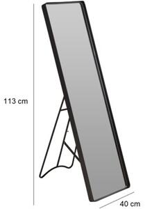 Lustro KOOPMAN 40 x 113 cm Czarny