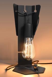 Czarna industrialna lampka biurowa - EXX248-Arbo
