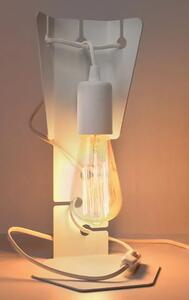 Biała loftowa lampka na biurko - EXX248-Arbo