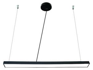 NEDES LED Żyrandol na lince LED/32W/230V 4000K śr. 120 cm czarny ND4107