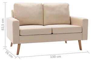 2-osobowa kremowa sofa - Eroa 2Q