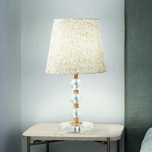 Ideal Lux Ideal Lux - Kryształowa lampa stołowa QUEEN 1xE27/60W/230V złoty ID077741