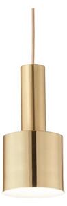 Ideal Lux Ideal Lux - Żyrandol na lince HOLLY 1xE27/60W/230V śr. 12 cm mosiądz ID231570