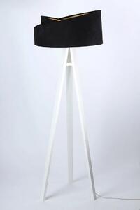 Czarno-biała nowoczesna lampa stojąca trójnóg - EXX253-Agra