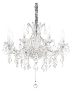 Ideal Lux Ideal Lux - Żyrandol kryształowy na łańcuchu NAPOLEON 8xE14/40W/230V śr. 67 cm chrom ID167244