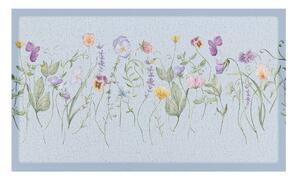 Wycieraczka z PVC 40x70 cm Blue Wild Flowers – Artsy Doormats