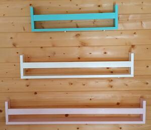 Drewniana minimalistyczna półka ścienna 30 kolorów - Romina
