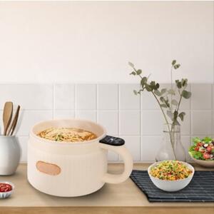Multicooker Elektryczny Garnek Do Gotowania Ryżowar Wielofunkcyjny 1.6L (Kremowy)