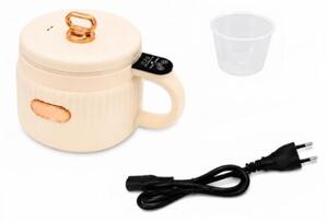 Multicooker Elektryczny Garnek Do Gotowania Ryżowar Wielofunkcyjny 1.6L (Kremowy)