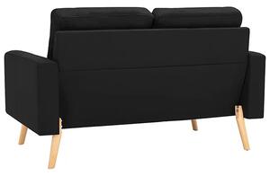2-osobowa czarna sofa - Eroa 2Q