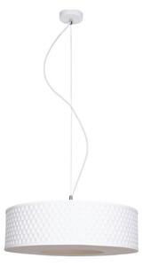 HEXE Żyrandol na lince GARDA 1xE27/60W/230V śr. 40 cm biały HX0252
