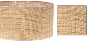 Lampa podłogowa trójnóg czarny Light Home LH Rattan 1xE27 45cm abażur walec beżowy