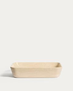 Beżowa kamienna umywalka 55x35 cm Darnen – Kave Home