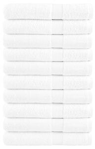 Ręczniki premium, solund, 10 szt., białe, 80x200 cm, 600 g/m²