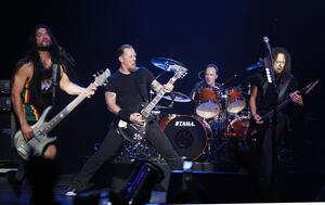 Fotografia Metallica Perform at The Silverlake Conservatory, Kevin Winter