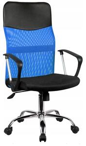 Niebieski obrotowy fotel gabinetowy - Ferno