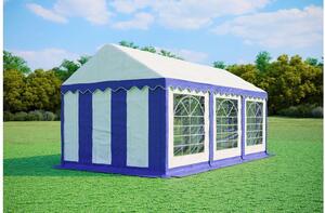 Namiot imprezowy 3x6m STANDARD PVC trudnopalny - Niebiesko-biały