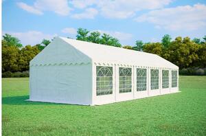 Namiot ogrodowy imprezowy 4x12m PREMIUM PVC trudnopalny - Biały