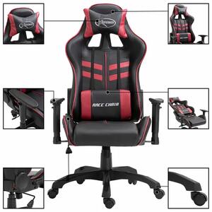 Ciemnoczerwone krzesło gamingowe - Gamix