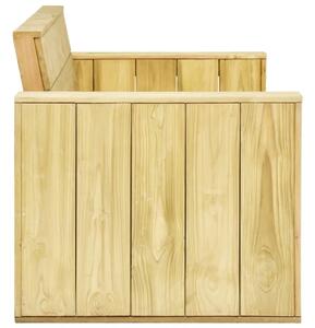 Drewniana ławka ogrodowa - Conal 2X