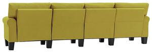 Luksusowa czteroosobowa zielona sofa - Alaia 4X