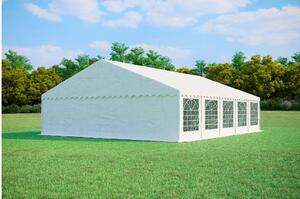 Namiot ogrodowy imprezowy 8x10m PREMIUM PVC trudnopalny - Biały