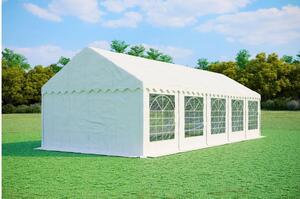 Namiot imprezowy 4x10m STANDARD PVC trudnopalny - Biały