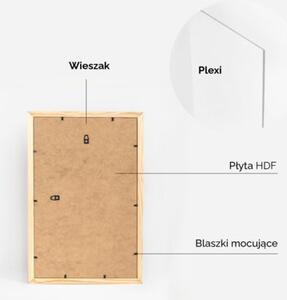 Ramka na zdjęcia 30x45 cm z drewna surowego sosnowa ramka DIY FRAMAI®