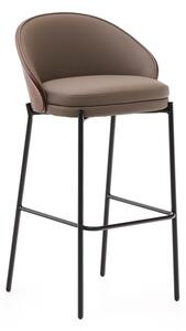 Brązowy hoker (wysokość siedziska 77 cm) Eamy – Kave Home
