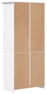 Biblioteczka bodo, biała, 82x40x173 cm, sosnowa, 5 półek