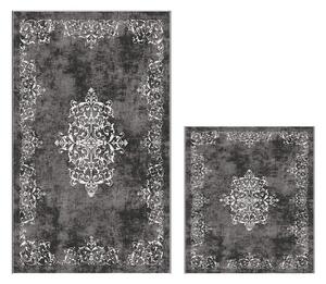 Szare dywaniki łazienkowe zestaw 2 szt. 60x100 cm – Foutastic