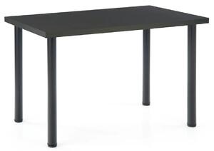Antracytowy prostokątny stół - Berso 3X